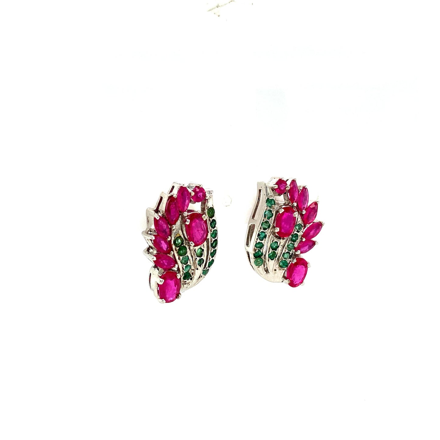 Multi Colour Stone Jewellery Set in .925 Sterling Silver - KSS 6192